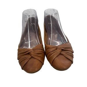 Born Brown Leather Ballet Flats Women's Size 7M
